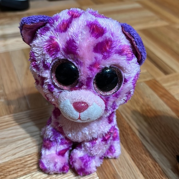 Beanie boos Glamour,Stripes, Leona, muffin Excellent condition with Tush tags - Picture 2 of 6